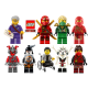 70621zu Foaie de icing eroi Lego Ninjago 20x25cm